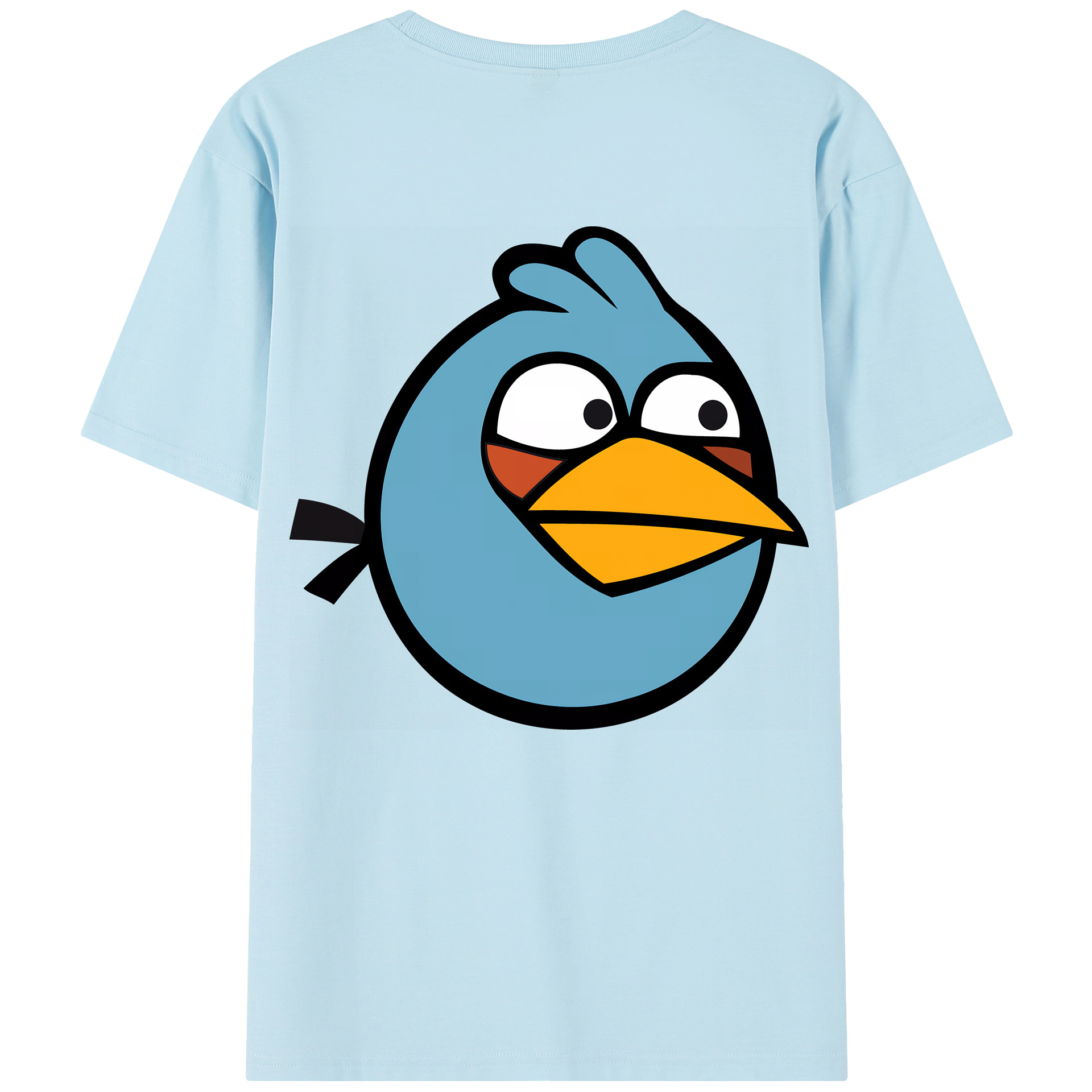 （画像用） Angry Birds アングリーバード 綿100％半袖Tシャツ（背面プリント）